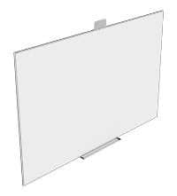 Da-Lite 28273T IdeaScreen: 87-inch Diagonal Projection Screen & Dry Erase Whiteboard (46×73.5) – Da-Lite 28273T