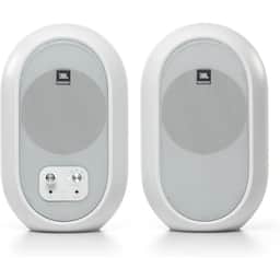 JBL 104 Studio Monitors white