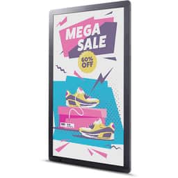 25"ePaper Signage Display 60 colors,reflective,Lan,WiFi