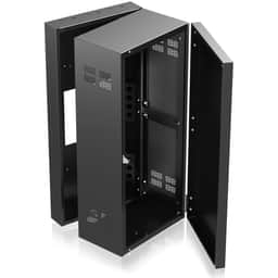 19 inch Wide Opening Stand-Alone Wall Cabinet with Adjustable Rails 24RU