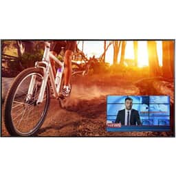 49in diagonal, UHD, E-LED backlight, 500 nit brightness