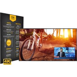 UltrRes P, 65″ uhd e-led 450 nit 24×7 Multi-source land/port 50pt touch