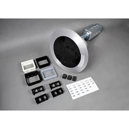 A/V FL POKE-THRU ASSY/20A/GY/TC