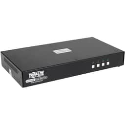 Secure KVM Switch, 4-Port, HDMI to DisplayPort, 4K, NIAP PP3.0 Certified