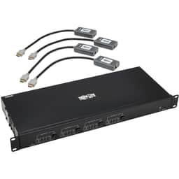 4x4 HDMI Over Cat6 Matrix Switch Kit, Switch/4x Pigtail Receiver