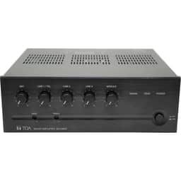 5-Input Mixer-amp, 480W @70V, Class D power, option module slot