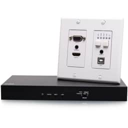 HDBaseT HDMI VGA USB Wall Plate to Box
