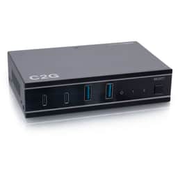 2×4 USB-C Switch with 2 USB-C Inputs to 2 USB-C and 2 USB-A Device Ports