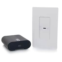 Superbooster 1-Port USB over Cat6a Wall Plate to Box Extender Kit