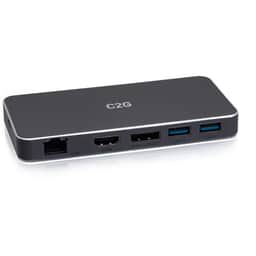 C2G Dual Display MST Docking Station – Power Delivery up to 100W – 4K 60Hz