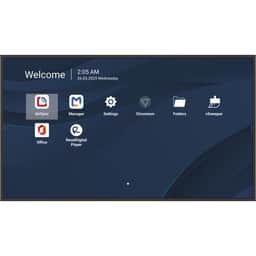 75″ 4K Commercial LED 16/7, 350 nits