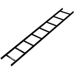 CABLE LADDER,6'X12,BLK,12PCS