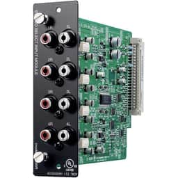 Input module 4 stereo outputs, unbalanced 24-bit A/D