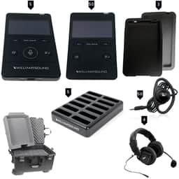 Rechargeable Digi-Wave 400 Series Interpret Sys for four languages plus