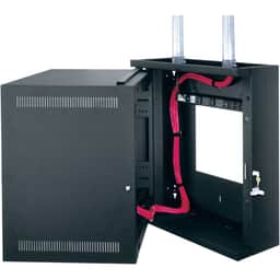 8SP/22D ECONO WALLRACK,BLACK,DOOR