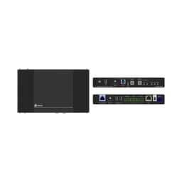 HDMI AV+USB+GE 100m 2-way PoE Smart Tx & 2x1 Switcher Rx