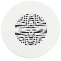 8" IN-CEILING LOUDPEAKER ASSEMBLY W 25V/70.7V TRANSFORMER BAFFLE