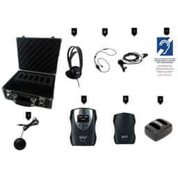 Rechargeable FM ADA compl iance kit for one presenter an