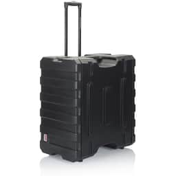 PE Rack Case; 6U, 19″ Deep; w/ Handle & Wheels