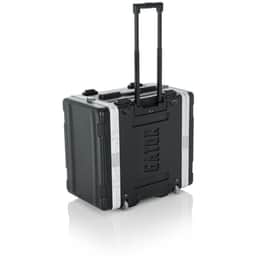 Molded PE Rack Case; Front, Rear Rails; 6U; 19" Deep; Locking