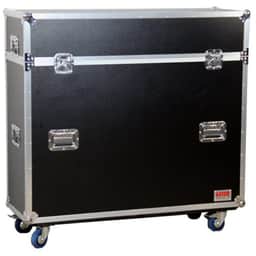 ATA Wood Flight Case w/ Electric LCD Lift & Casters