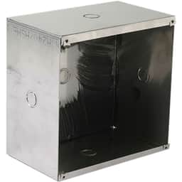 Flush Mount Straight Enclosure for IP-HVP Only, Stainless Steel, White