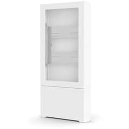 55″ PORTRAIT FLOOR KIOSK, WHITE