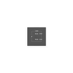 Black 2 ports USBC 130W (65W when both ports connected) fast charging