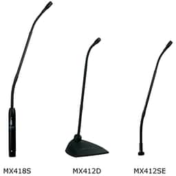 Shure MX418SE Cardioid 18in Gooseneck Cond. Mic Shock Mount