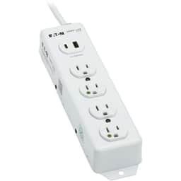 UL 1363 Medical Hospital Power Strip 4 Outlets USB Charging Antimicrobial 15ft Cord