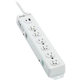 UL 1363 Medical Hospital Power Strip 6 Outlets USB Charging Antimicrobial 2ft Cord