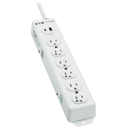 UL 1363 Medical Hospital Power Strip 6 Outlets USB Charging Antimicrobial 6ft Cord