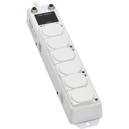 UL 1363A Medical Hospital Power Strip for In-Patient Care 6 Outlets Antimicrobial 15ft Cord