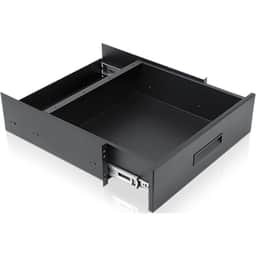 DRW STR REC 3RU 14.75D BLK