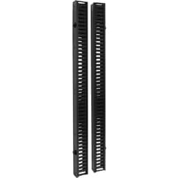 Tripp Lite Rack Enclosure Cabinet 6ft VRT Cable Manager Dbl Finger Duct