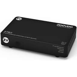 IP decoder supporting H.264 UDP & RTP steams via 100Mb/copper w HDMI out