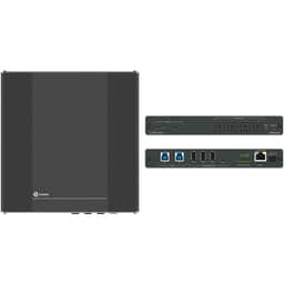 4x1 USB 3.2 host PoE-acceptor managed switcher with 4 devices