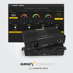 IP Connected Multi-Stage Surge Suppression, Detachable Power Cord