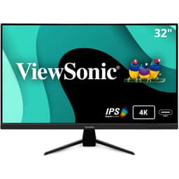 ViewSonic VX3267U-4K 32" 4K UHD IPS Monitor with 65W USB C, HDMI, DP, and HDR10