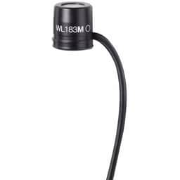WL183MB/O-LM3 Condenser Lavalier Microphone, Black, Lemo