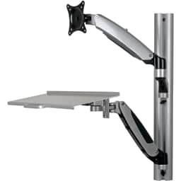 WWSS1327RWTC Adjustable-Height Wall-Mount Sit-Stand Workstation