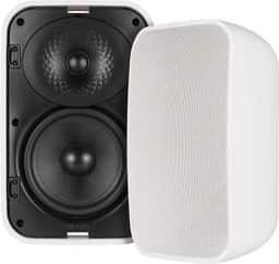 Sonance 93605 Mariner MX52 Outdoor 5-1/4″ 2-Way Surface Mount Speakers (Pair) – Paintable White