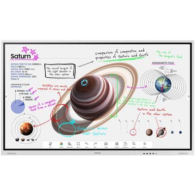 Samsung WM85B 85" All-in-One Digital Flipchart Collaborative Display 3840x2160