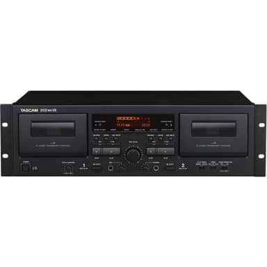 TASCAM 202MKVII Rackmount USB Dual Cassette Deck