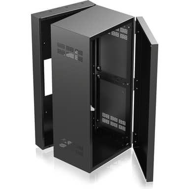 19In Wide Opening Stand-Alone Wall Cabinet with Adjustable Rails