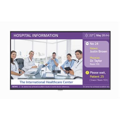 43" 3840 x 2160 UHD LED Backlit LCD Large Format Monitor