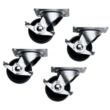LOCKING SLIM5 CASTERS W/HDW