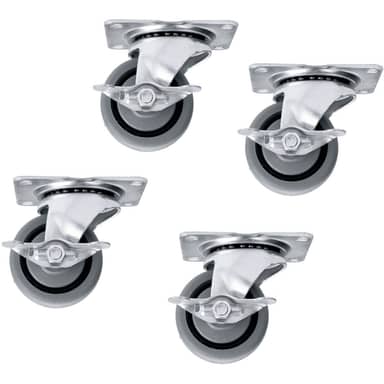 FLOOR FRIENDLY LOCKING CASTERS(4)SLIM5