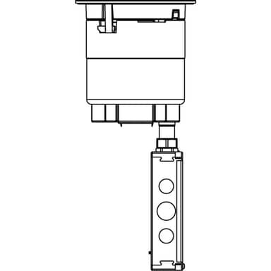 6IN PREWIRED AV PT ASSY W FLUSH CVR