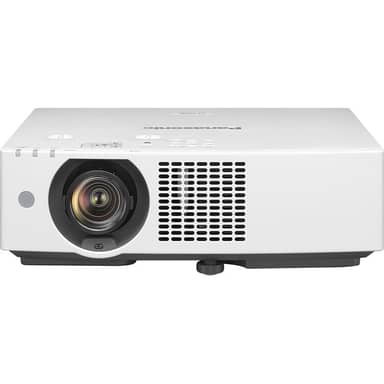 Panasonic PT-VMZ6STBU8 8,000 Lumens WUXGA Laser Golf Simulator Projector – Short Throw, 4K Input, White